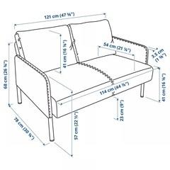 IKEAのソファ無料でお譲りしますの画像
