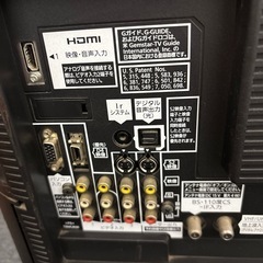 パナソニック液晶テレビ26型の画像