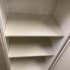 生興 片開き書庫 幅60cmキャビネット カギ有 中古の画像