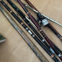 釣竿　多数の画像