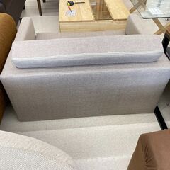 店頭引き渡し 中古 二人掛けソファー クッション付き 家具 の画像