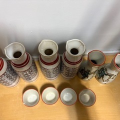 GYP0720 徳利　お猪口　ぐい呑み　酒器　まとめ売り　昭和レトロ の画像