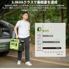 EENOUR インバーター発電機 DK3000iSの画像