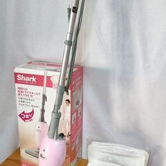 【B134】シャーク　スチームモップ　掃除用品　専用パッド付　動作確認OKの画像