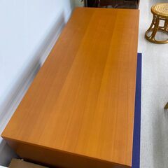 店頭引き渡し 中古 テレビ台 木製 引き出し付き の画像