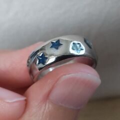 【レア】星 柄 指輪 リングの画像
