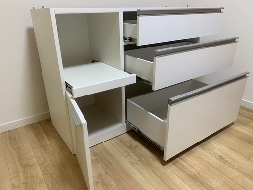 み*ん様 【松田家具】Nスプライトレンジ 1200 キッチンボード ホワイト み*ん様 【松田家具】Nスプライトレンジ 1200 キッチンボード