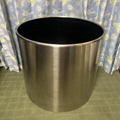限定1個！ 超激安！ 超大型！ 直径約50cm 鉢カバー ステンレス製 観葉植物 植木の画像