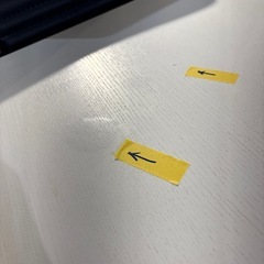 配達可【食卓3点セット】【ニトリ】クリーニング済み【管理番号12307】町の画像