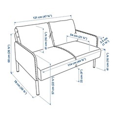【美品】IKEA 2人掛け　ソファ　の画像