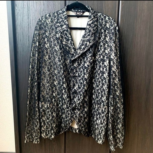 BLACK COMME des GARCONS ジャケット コムデギャルソン 
ブラック レース 古着 レア 希少