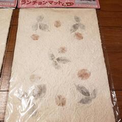 ランチョンマット  ４枚入り  手すき和紙  2個セット 未使用、未開封品の画像