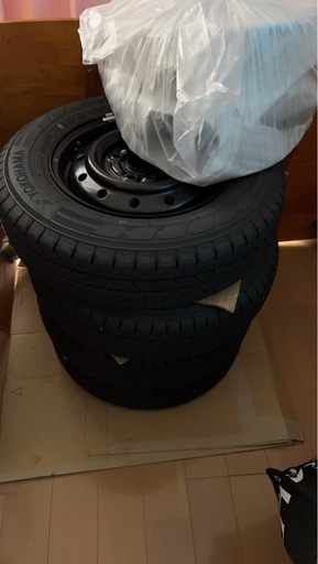 新品未使用品　4本セット　軽貨物タイヤ&ホイール
