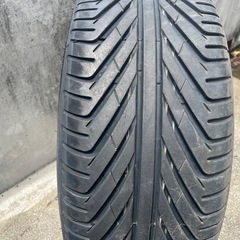 p1レーシング　17インチ 9j タイヤバリ山の画像