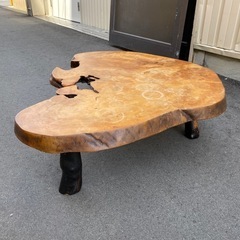 ○東60 花梨 座卓 一枚板 の画像