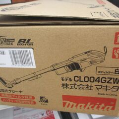 マキタ makita CL004GZW 充電クリーナー 未使用品 本体のみ 40V 【ハンズクラフト宜野湾店】の画像