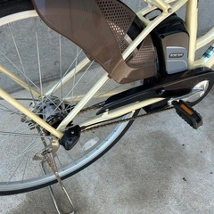 26インチ　変速3 段階　電動自転車　アシスト自転車　ママチャリ　バッテリー、充電器付きの画像