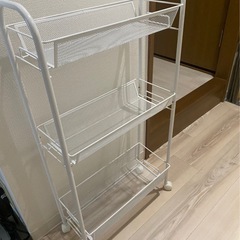 ニトリ スリムワゴン キャスター付の画像