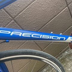 ロードバイク　No.384　ブルー　PRECISION　サイクルベースあさひ　28インチ　※故障個所あり　【リサイクルショップどりーむ荒田店】の画像