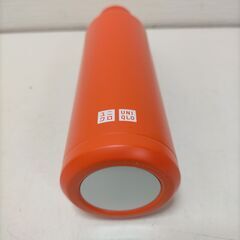 ★新品未使用★ユニクロ 炭酸対応 ステンレスボトル 非売品 オレンジ 250723-8Tの画像