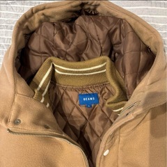 BEAMS フード付きスタジャン Lの画像