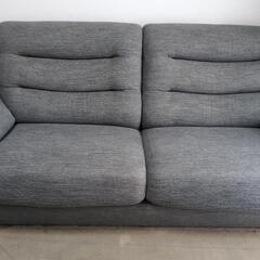ニトリ　ソファー3人掛け　グレー　まだまだ使用できますの画像
