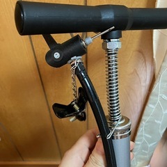 自転車の空気入れ　エアーポンプの画像