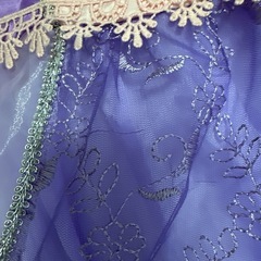 紫色 ラプンツェル風プリンセスドレス 110cmの画像