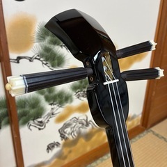 7月23日終了！沖縄三線！新品！貴重！知念大工型！本蛇皮！本張り！【一枚張り】⑪の画像