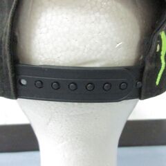 ( M-684 )NEW ERA ニューエラ NY ニューヨーク・ヤンキース スプラッシュエンブロイダリー キャップ 帽子 ブラック 黒 頭囲調節可能 中古の画像