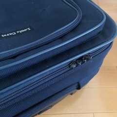 差し上げます！キャリーバッグネイビーの画像