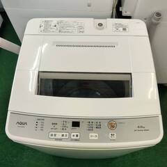 【愛品倶楽部柏店】 AQUA アクア 2022年製 6.0kg 全自動洗濯機 AQW-S6Mの画像