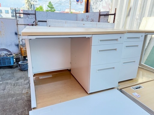 トヨスチール　片袖机　幅100 奥70 高さ70cm