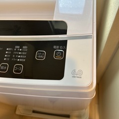 アイリスオーヤマ 洗濯機 6kg 2021年製 ステンレス槽 IAW-T602Eの画像