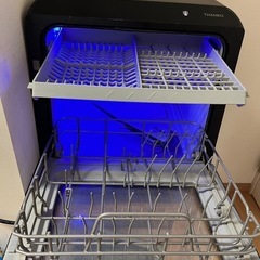 THANKO ラクア　食器洗い乾燥機　STTDWADB ブラックの画像