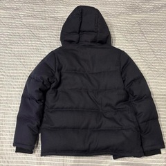 BEAMS フード付きダウンジャケット M 黒紺の画像