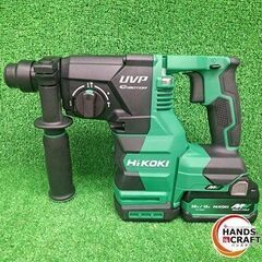 ✨HiKOKI　未使用　DH3628DA(2XPZ)　コードレスロータリハンマドリル　充電器/バッテリー×2✨うるま市田場✨の画像