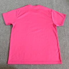 【GU】Ｔシャツ  ピンク×グレーの画像