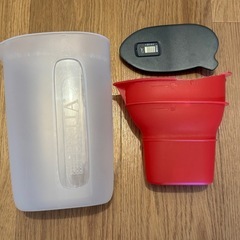 BRITA ポット型浄水器　ブリタ　浄水ポット　ファン　ピンク　コンパクトの画像