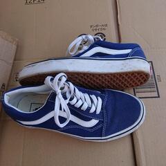 VANS オールドスクール ネイビー 24.0の画像