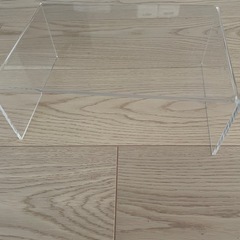 無印　アクリル仕切り棚小の画像