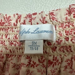 美品✨RALPH LAUREN ラルフローレン ベビー　ロンパース ワンピースの画像