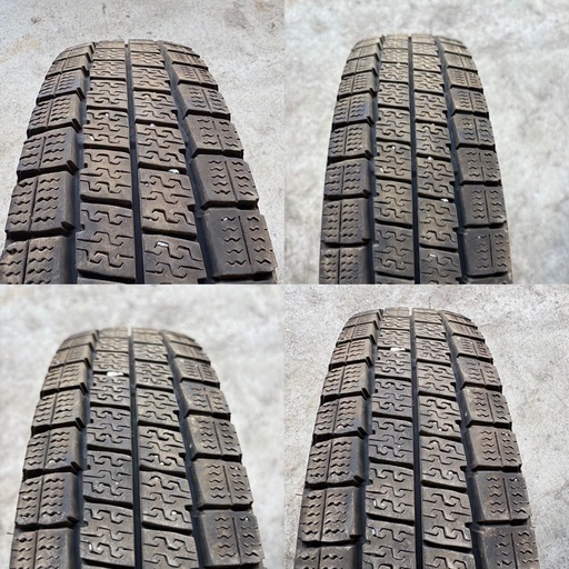 B-6 タイヤ  中古 高年式  バリ山　DUNLOP WINTER MAXX LV01 STUDLESS 145/80R12 10本