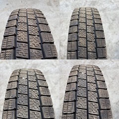 B-6 タイヤ  中古 高年式  バリ山　DUNLOP WINTER MAXX LV01 STUDLESS 145/80R12 10本セットの画像