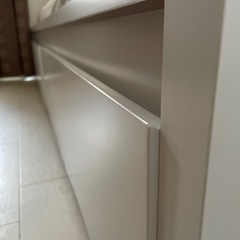 IKEA ダブルベットフレーム140cm 引き出し2つ付き　(エリア限定無料配達可能)の画像