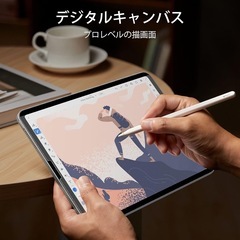 新品！ESR iPad Pro 12.9 フィルム 第6/5/4/3世代(2022/2021/2020/2018)専用 ペーパーライクフィルム 着脱式 マグネットスクリーン保護フィルム 紙のような描き心地保護フィルム 再利用可能 強化フィルムと互換性あり マット仕上げの画像