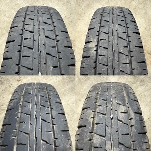 B-8 高年式 3セット 23年製　タイヤ 中古DUNLOP ENASAVE  VAN01 145/R12