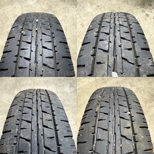 B-8 高年式 3セット 23年製　タイヤ 中古DUNLOP ENASAVE  VAN01 145/R12