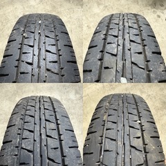 B-8 高年式 3セット 23年製　タイヤ 中古DUNLOP ENASAVE  VAN01 145/R12の画像