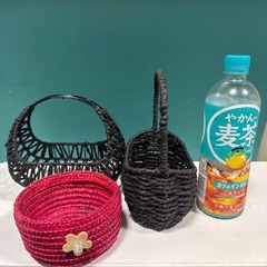 【3点まとめて】籠 小物入れ の画像